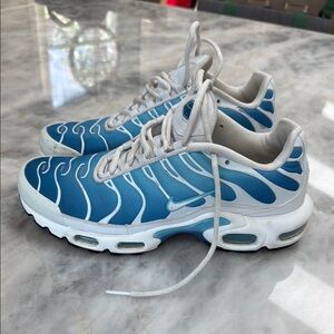 Nike Blue and White Athletic Shoes